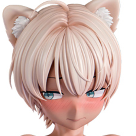水着の褐色ケモ耳男子 ラオル 1/6スケール