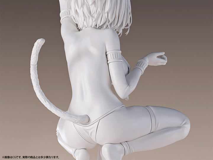 褐色猫娘 マウ 未塗装出力品 ガレージキット 1/6スケール