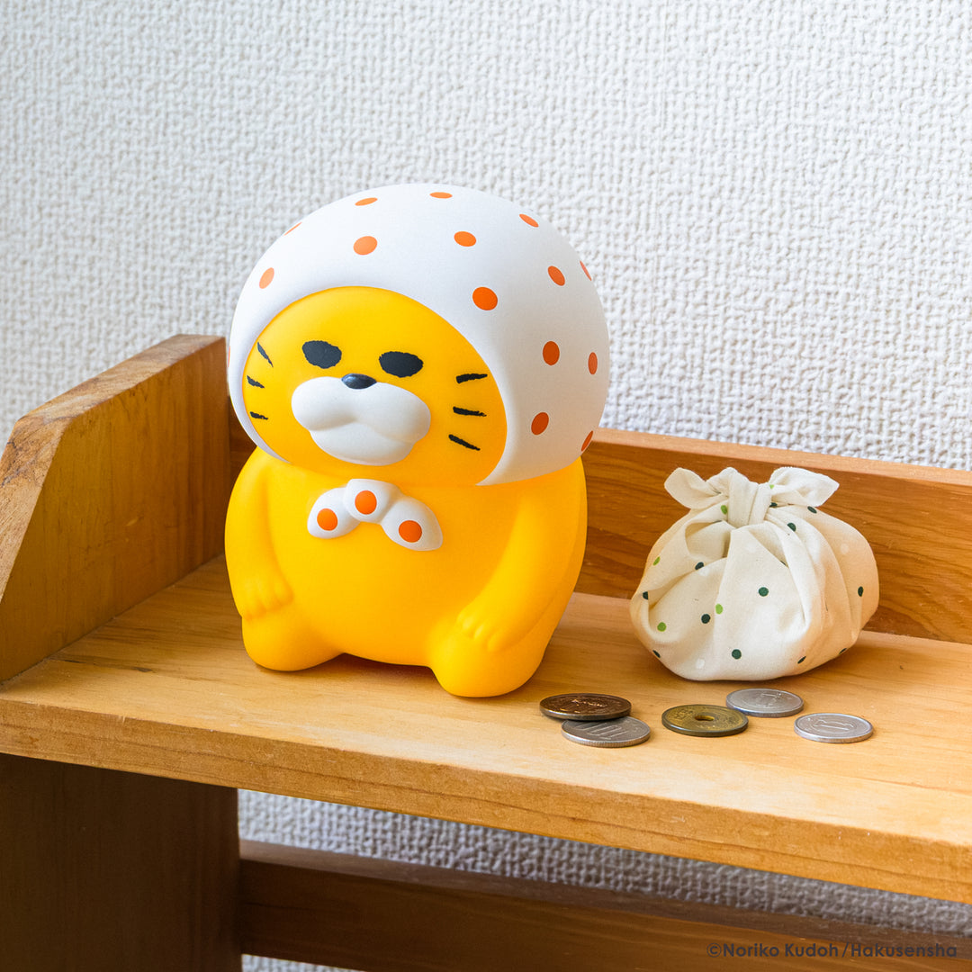 ノラネコぐんだん ほっかむりちょきんばこ オレンジver.
