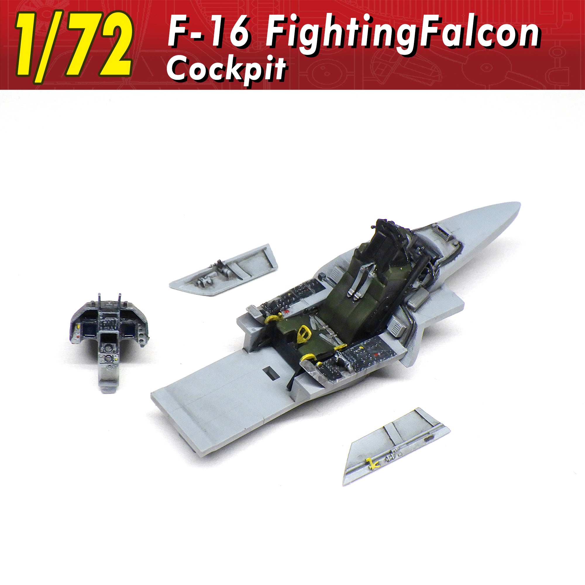 1/72 F-16単座型コクピット – SOOTANG HOBBY