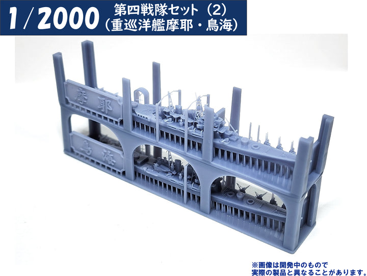 1/2000 第四戦隊セット(2)（重巡洋艦摩耶・鳥海）
