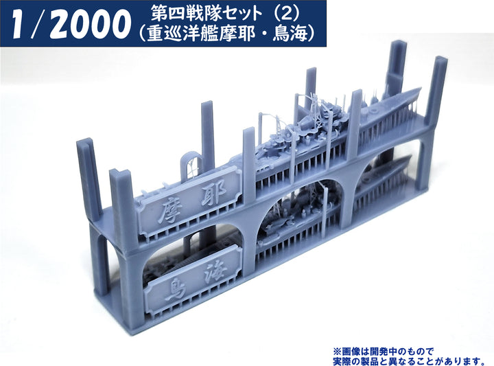 1/2000 第四戦隊セット(2)（重巡洋艦摩耶・鳥海）