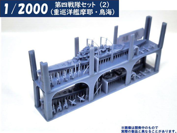 1/2000 第四戦隊セット(2)（重巡洋艦摩耶・鳥海）