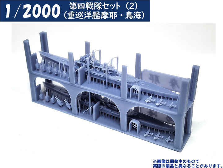 1/2000 第四戦隊セット(2)（重巡洋艦摩耶・鳥海）