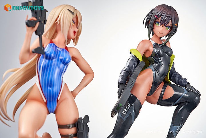 水泳部の部長ちゃんとコウハイちゃんセット 1/7スケール