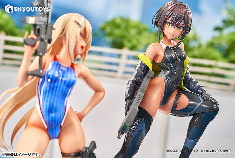 水泳部の部長ちゃんとコウハイちゃんセット 1/7スケール