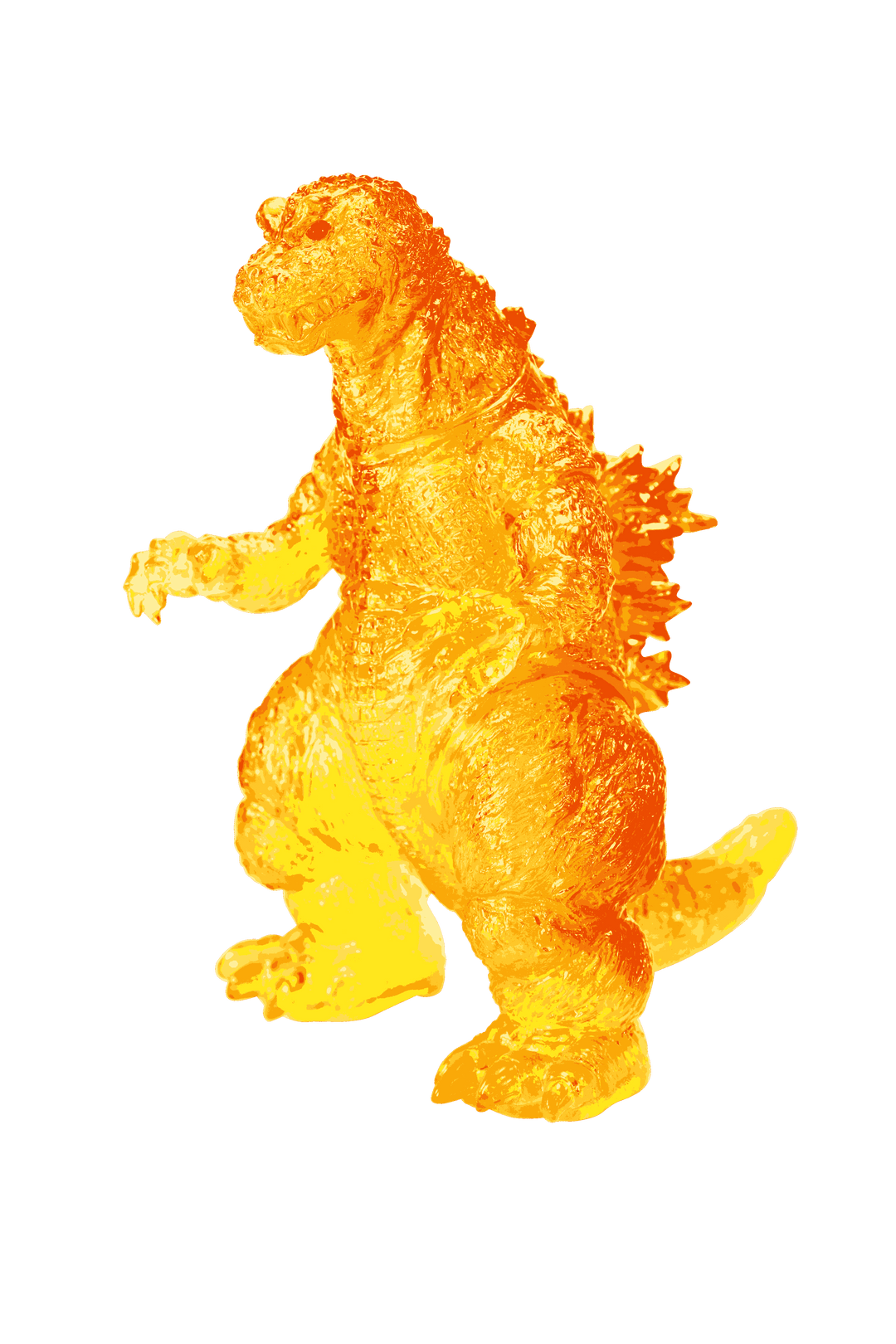 新品 ゴジラ ミドルサイズ 西武園遊園地 クリアバージョン 限定 ソフビ CCPミドルサイズシリーズ ゴジラEX 【第4弾】 ゴジラ(2001