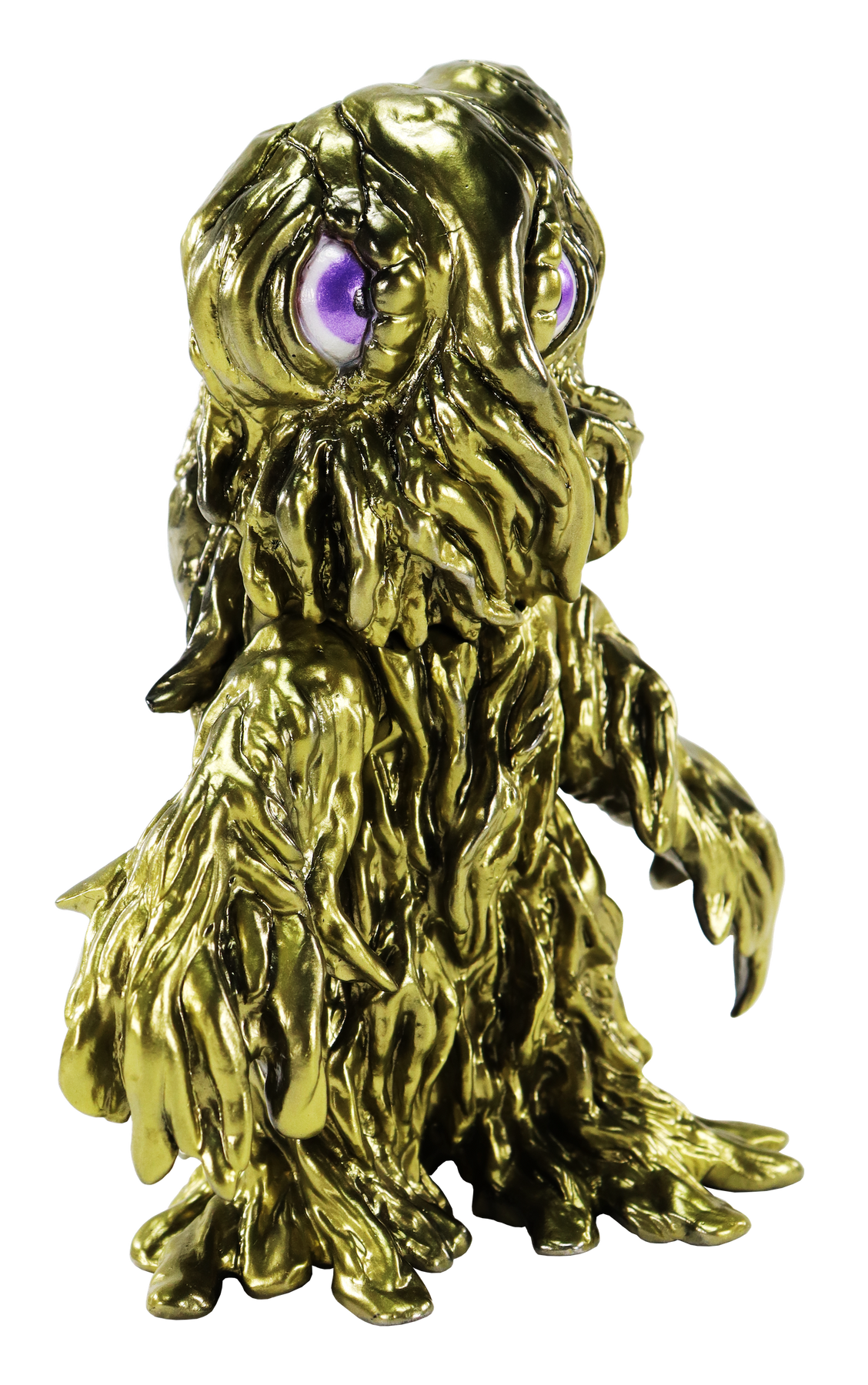 怪獣くじ限定　CCP ミドルサイズシリーズ ヘドラ ゴールドver. ソフビ CCP ミドルサイズシリーズ【第13弾】 ヘドラ メッキペイント