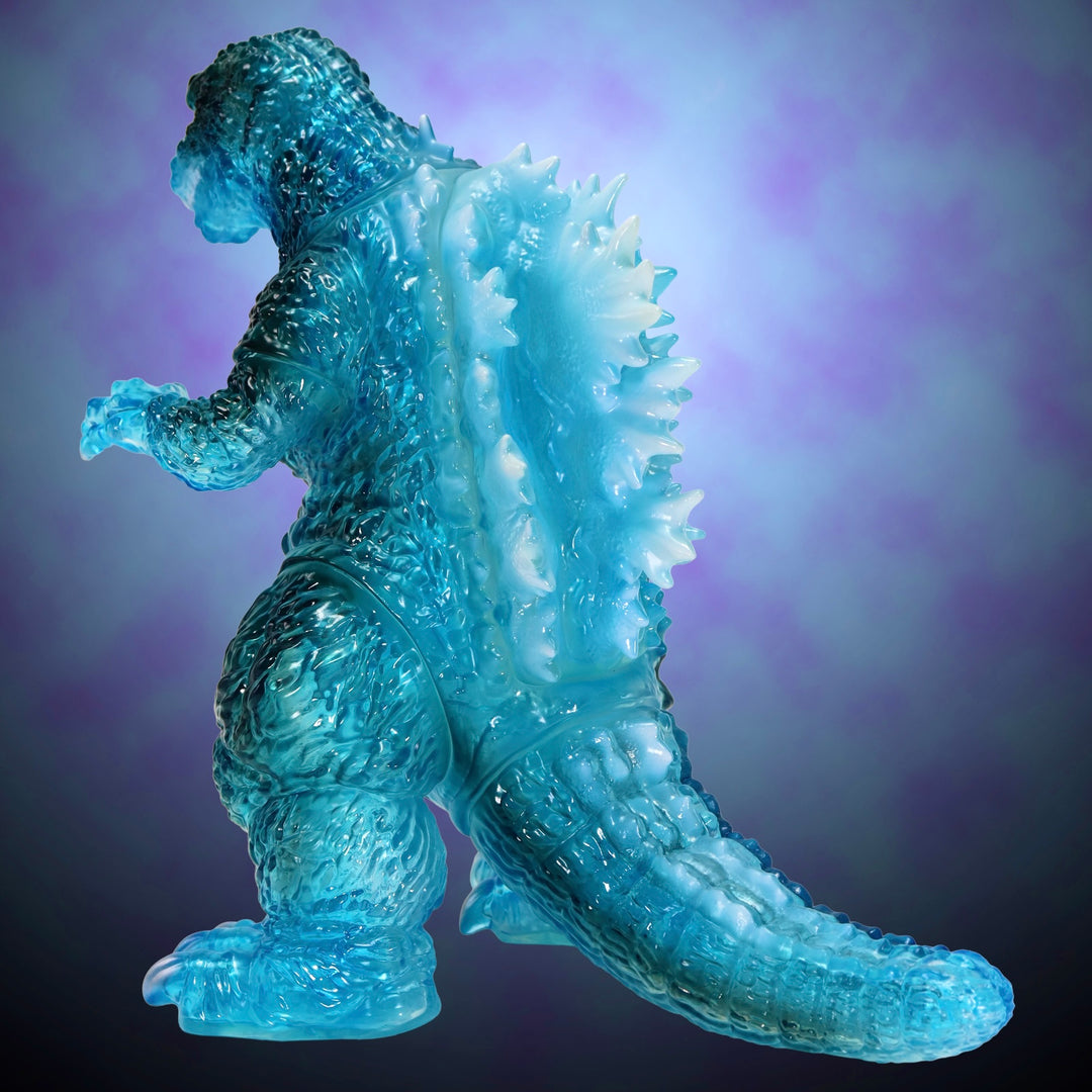 BIGレトロソフビシリーズ ゴジラ（2001）ヒートクリアブルー Ver.