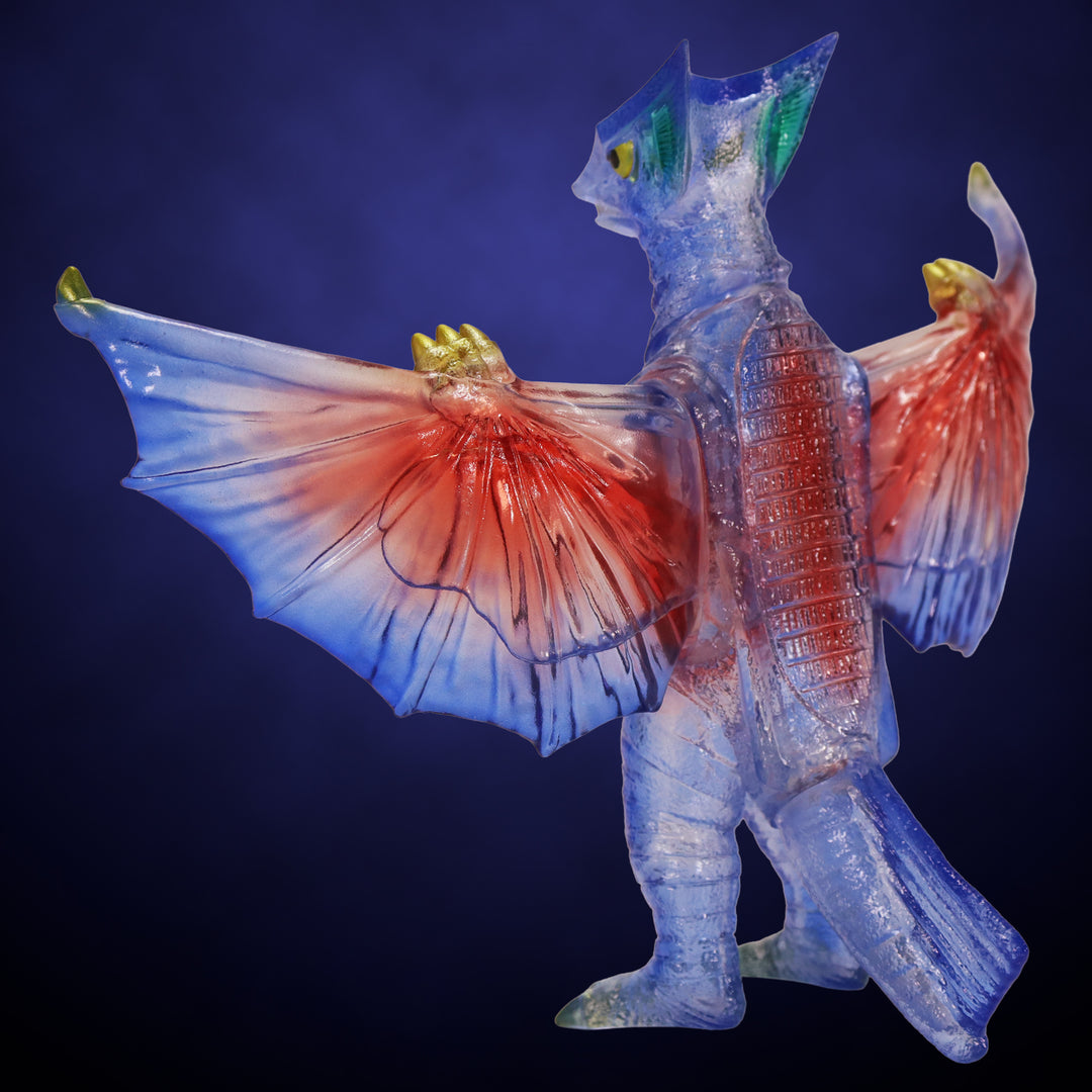 ミドルサイズガメラシリーズ 【第9弾】ギャオス（1967）レトロブルークリア Ver.