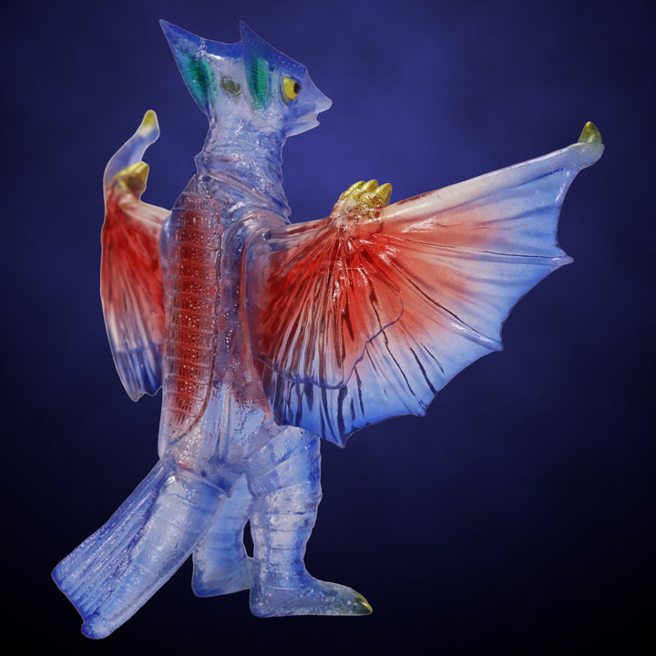 ミドルサイズガメラシリーズ 【第9弾】ギャオス（1967）レトロブルークリア Ver.