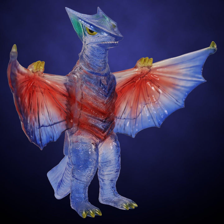 ミドルサイズガメラシリーズ 【第9弾】ギャオス（1967）レトロブルークリア Ver.