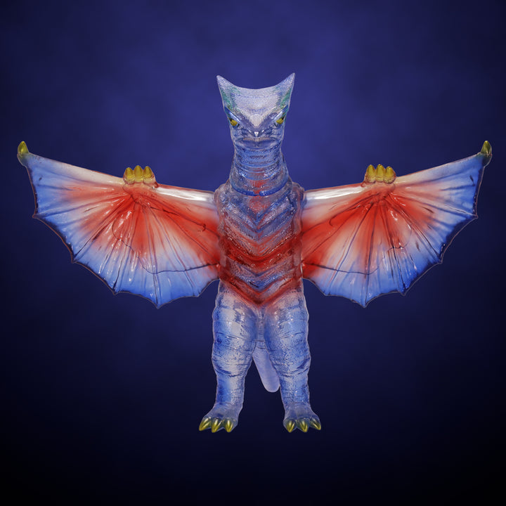 ミドルサイズガメラシリーズ 【第9弾】ギャオス（1967）レトロブルークリア Ver.