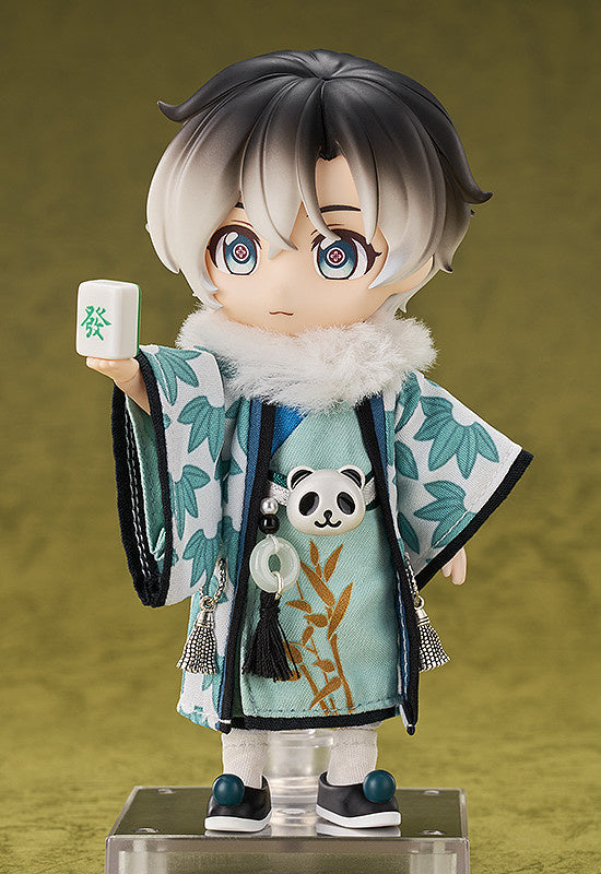 ねんどろいどどーる 中華風 おようふくセット パンダ麻雀：ローリエ