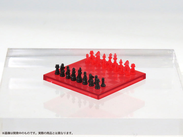 プリプラ フィギュアでチェス(クリアレッド×ブラック)