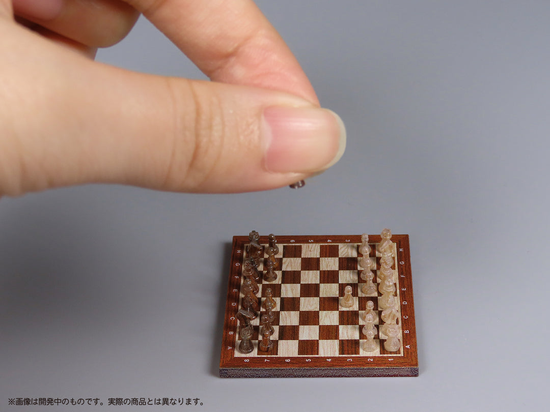 1/12 プリプラ フィギュアの遊びチェス 木目Ver.