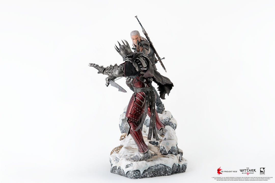 リヴィアのゲラルト vs エレディン ジオラマ スタチュー 1/6スケール