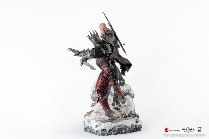 リヴィアのゲラルト vs エレディン ジオラマ スタチュー 1/6スケール