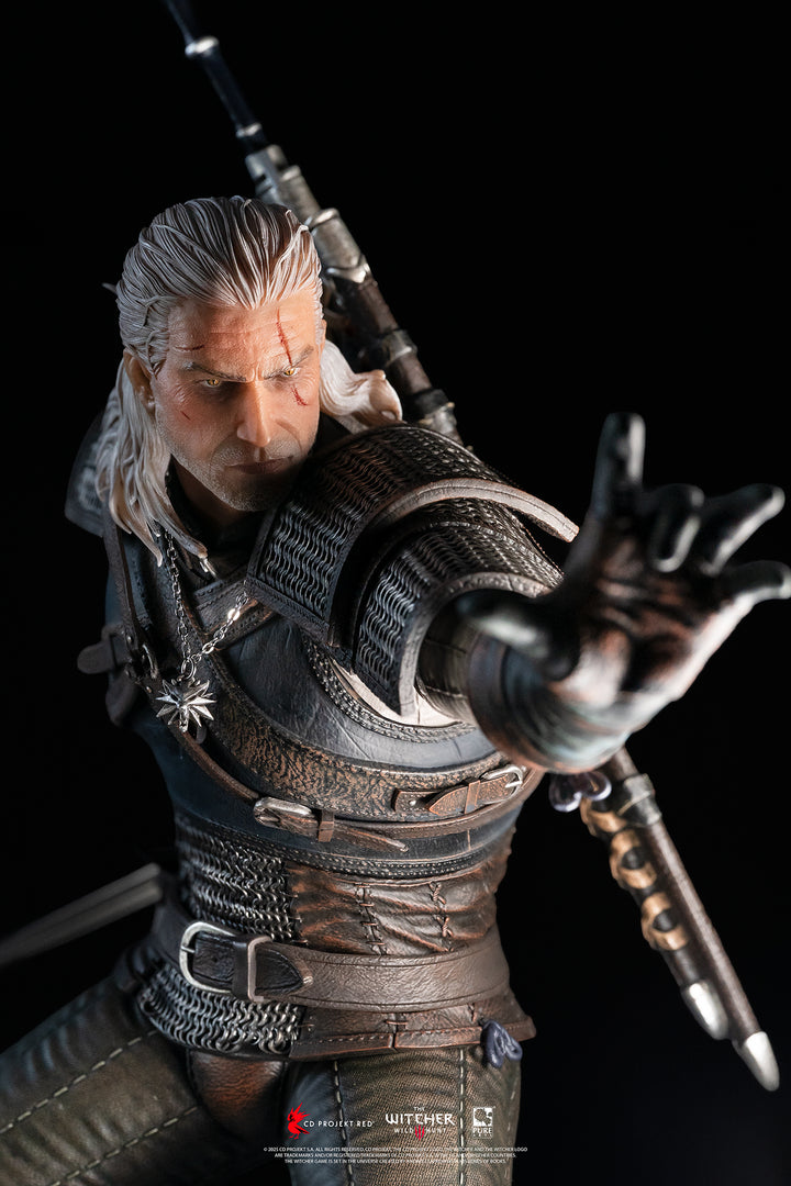 リヴィアのゲラルト vs エレディン ジオラマ スタチュー 1/6スケール