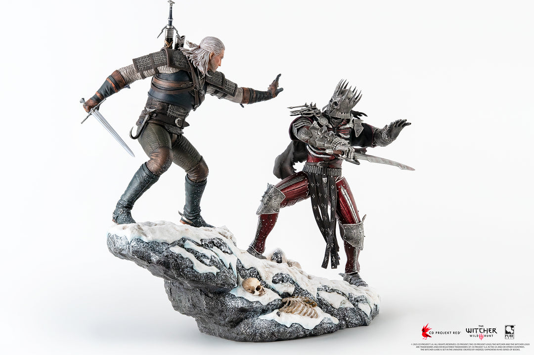 リヴィアのゲラルト vs エレディン ジオラマ スタチュー 1/6スケール