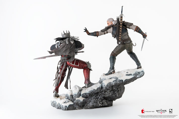 リヴィアのゲラルト vs エレディン ジオラマ スタチュー 1/6スケール