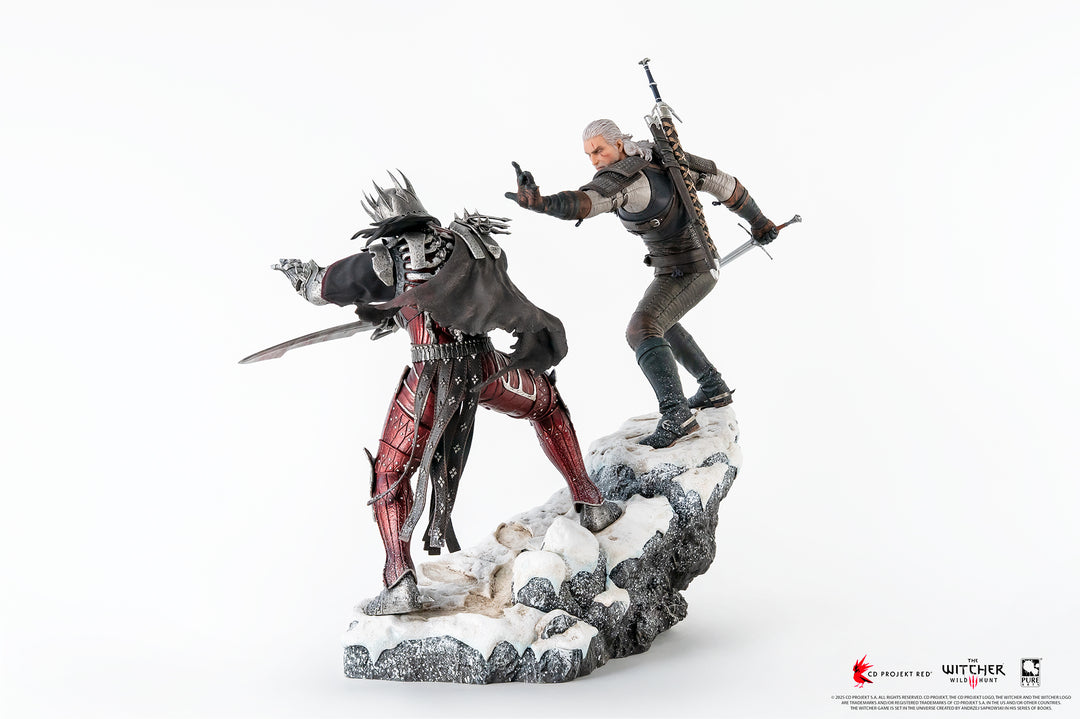 リヴィアのゲラルト vs エレディン ジオラマ スタチュー 1/6スケール