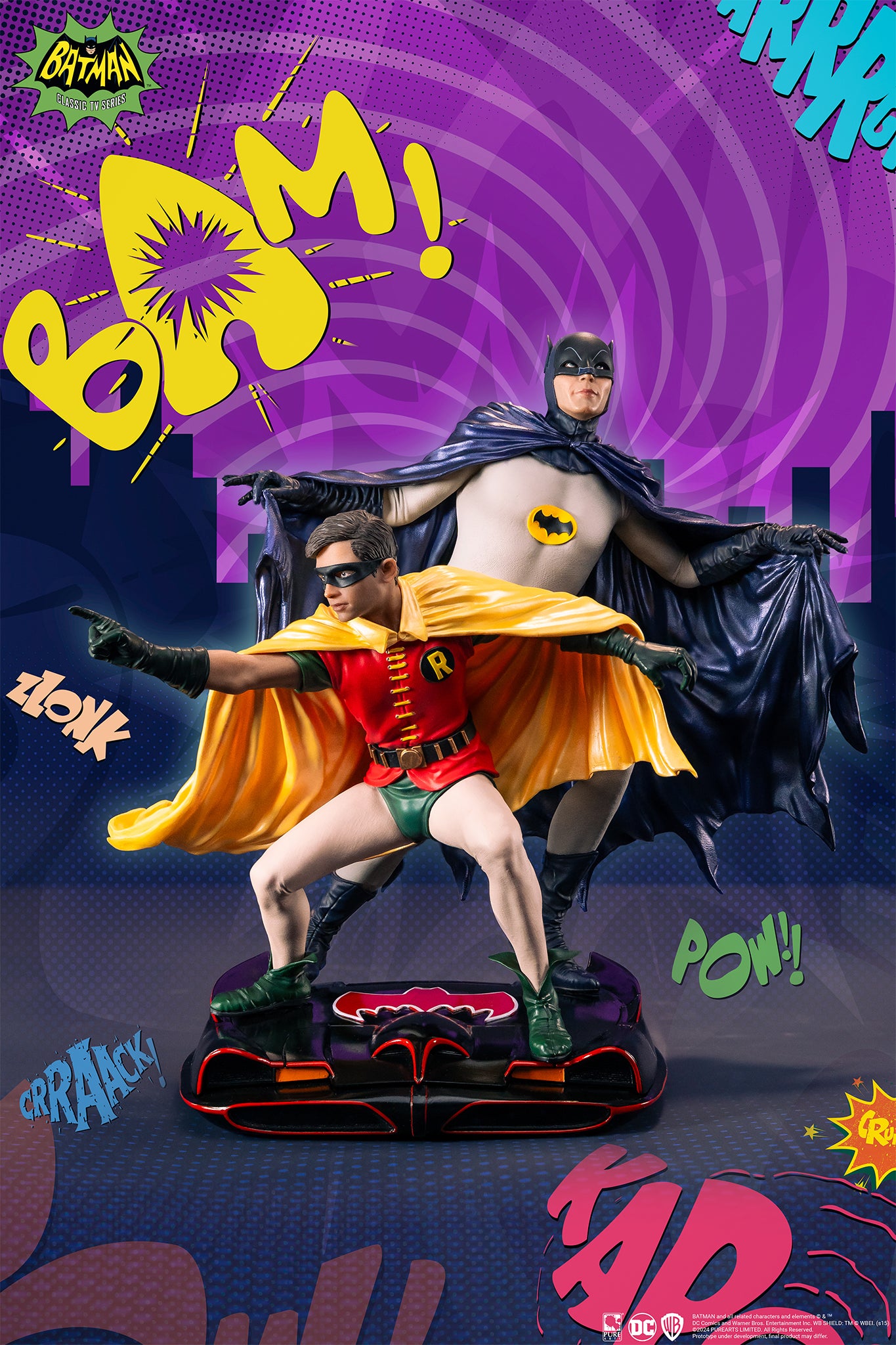 バットガール レジンスタチュー 1966体限定 バットマン 1966 TVシリーズ/ バットマン＆ロビン 1/8スケール