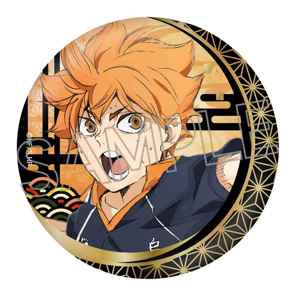 BOX販売]ハイキュー!! 切り絵シリーズ vol.5 箔押し和紙缶バッジ