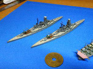 1/2000 第十一戦隊セット(戦艦比叡・霧島)