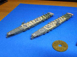 1/2000 第二航空戦隊セット(航空母艦蒼龍・飛龍)