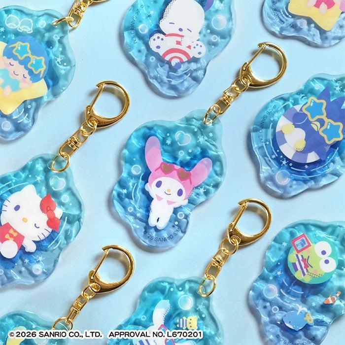[BOX販売]サンリオキャラクターズ ぷかぷかアクリルキーホルダー -10個入りBOX-