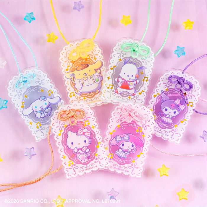 [BOX販売]サンリオキャラクターズ キミに夢中☆アイドルのお守り風キーホルダー -10個入りBOX-