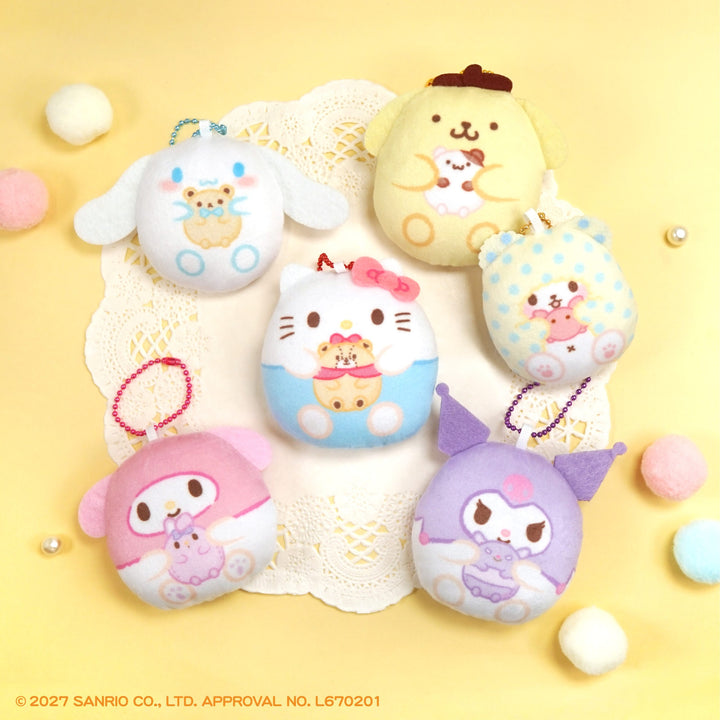 [BOX販売]サンリオキャラクターズ ふにゅまるクッションキーホルダー -10個入りBOX-
