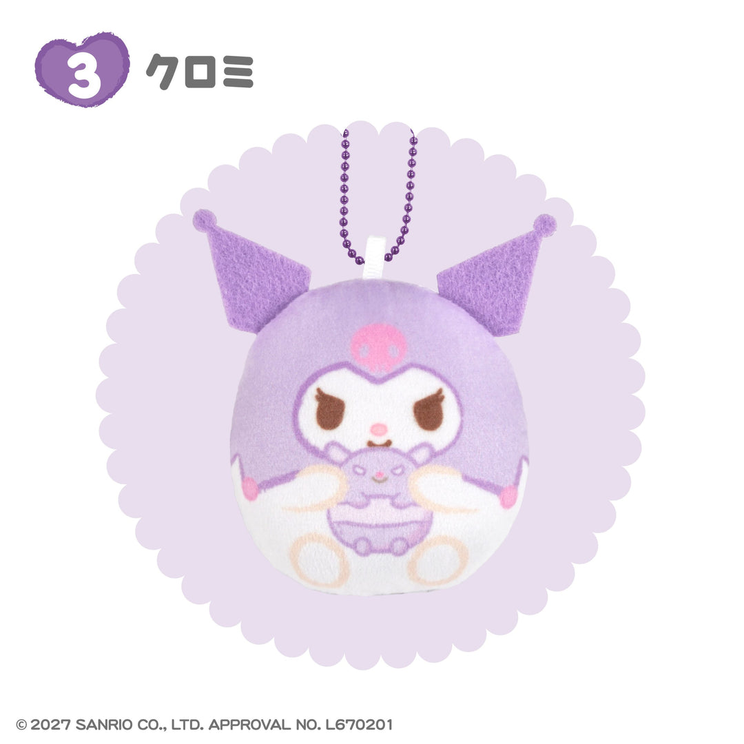 [BOX販売]サンリオキャラクターズ ふにゅまるクッションキーホルダー -10個入りBOX-