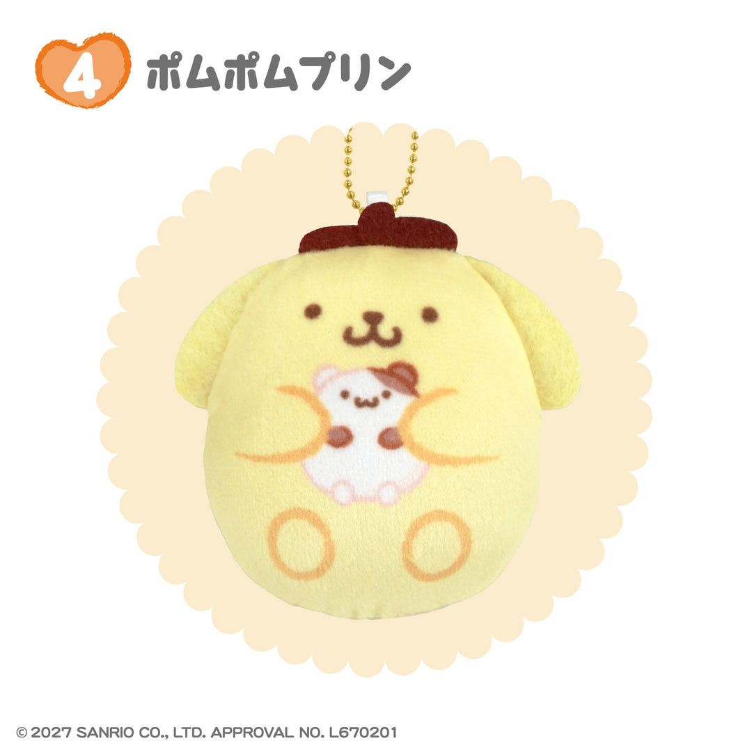 [BOX販売]サンリオキャラクターズ ふにゅまるクッションキーホルダー -10個入りBOX-