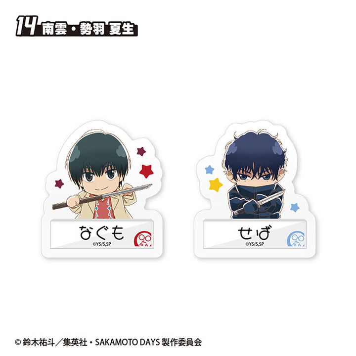 [BOX販売]SAKAMOTO DAYS Wダイカットクリアステッカー -15個入りBOX-