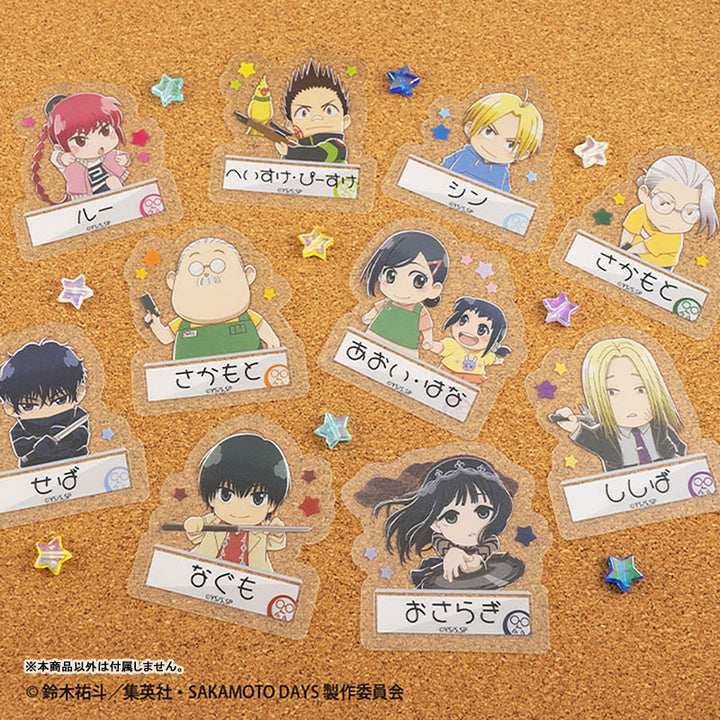 [BOX販売]SAKAMOTO DAYS Wダイカットクリアステッカー -15個入りBOX-