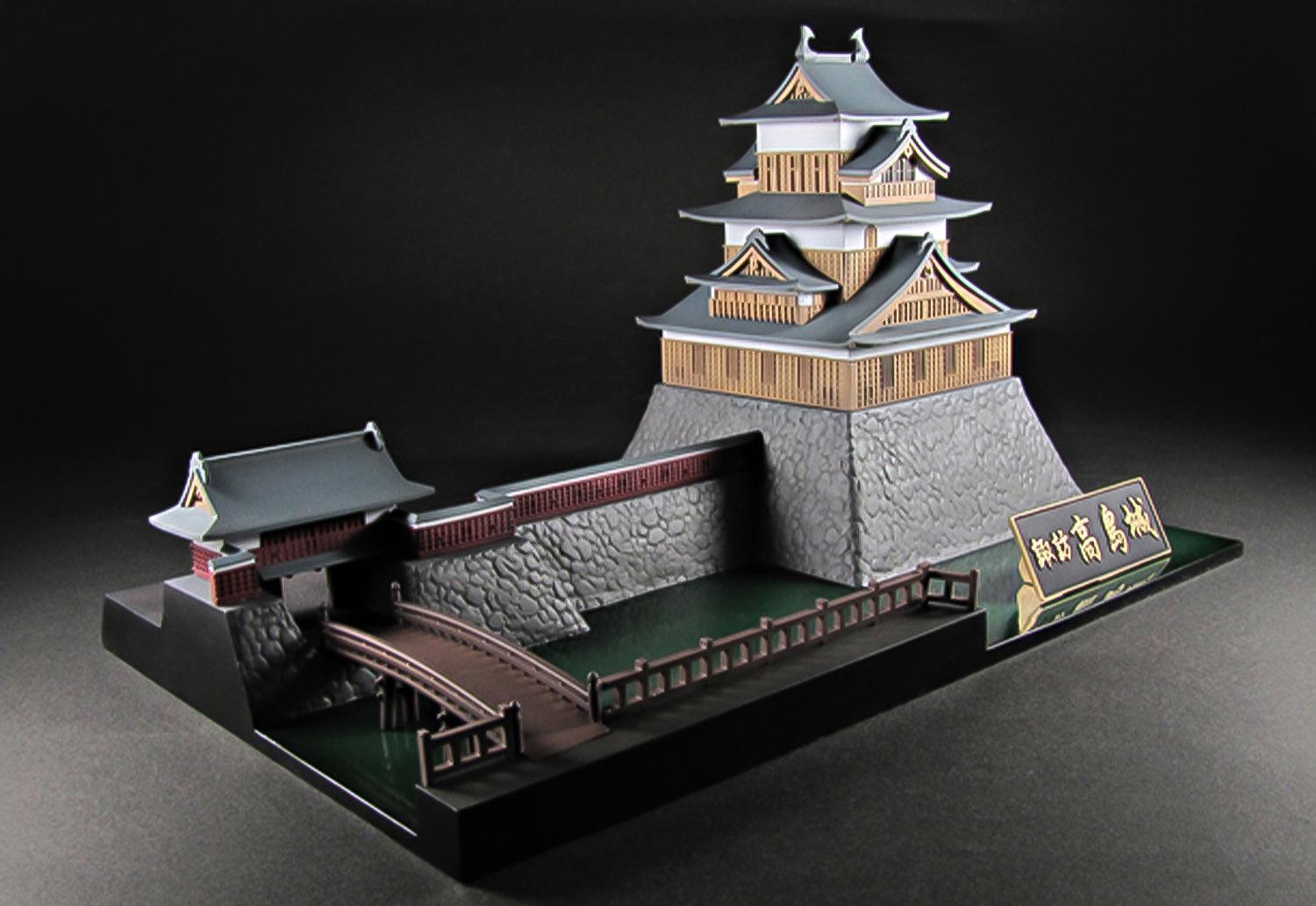 諏訪高島城 光るクリア版 PLUM 1/200 諏訪高島城クリア版 諏訪姫 宴バージョン セット