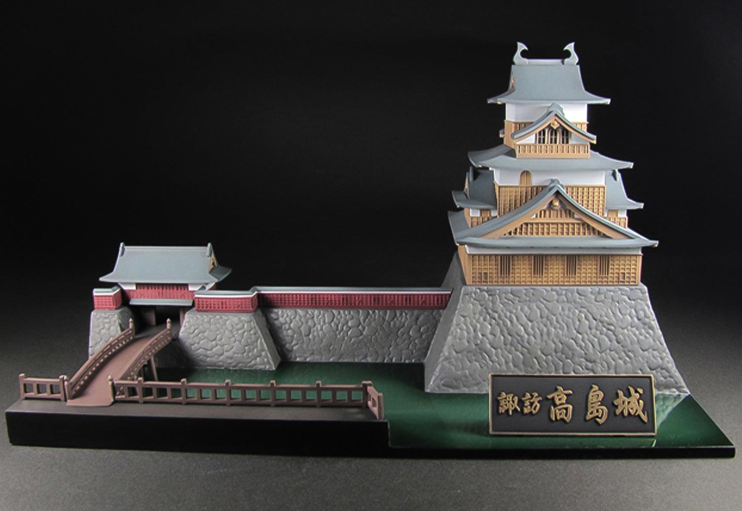 諏訪高島城 光るクリア版 PLUM 1/200 諏訪高島城クリア版 諏訪姫 宴バージョン セット
