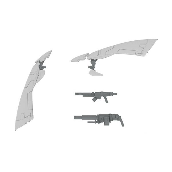 【再販】拡張セットA  5inM 装甲歩兵用[エンジェルウイング＆M51グレネード＆DSG12SMG］ 1/48スケール