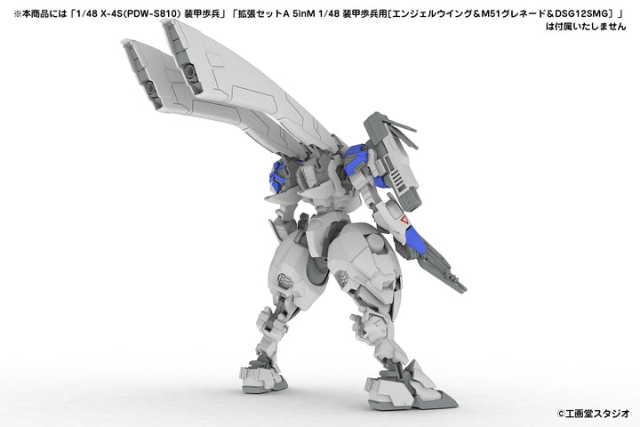 拡張セットC  5inM 装甲歩兵用[LC40 LCAN＆VP1 MSENS&P-9SL ASR＆M58 GRND&手持武装用持ち手（左右）］ 1/48スケール