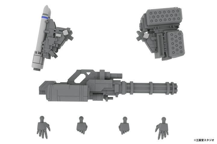 拡張セットD 5inM 装甲歩兵用[DRu35 MLC＆ R25RCT＆M7A GGUN&平手（左右）&にぎり手（左右）］ 1/48スケール