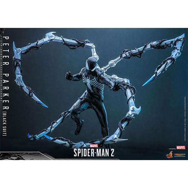 HotToys(ホットトイズ) 『Marvel's Spider-Man 2 ピーター・パーカー／スパイダーマン（ブラックスーツ） ビデオゲーム・マスターピース 1/6スケール 塗装済み可動フィギュア