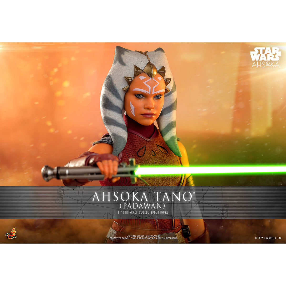 ホットトイズ 1/6 スター・ウォーズ アソーカ・タノ（パダワン） TMS123 Amazon.co.jp: テレビ・マスターピース スター・ウォーズ