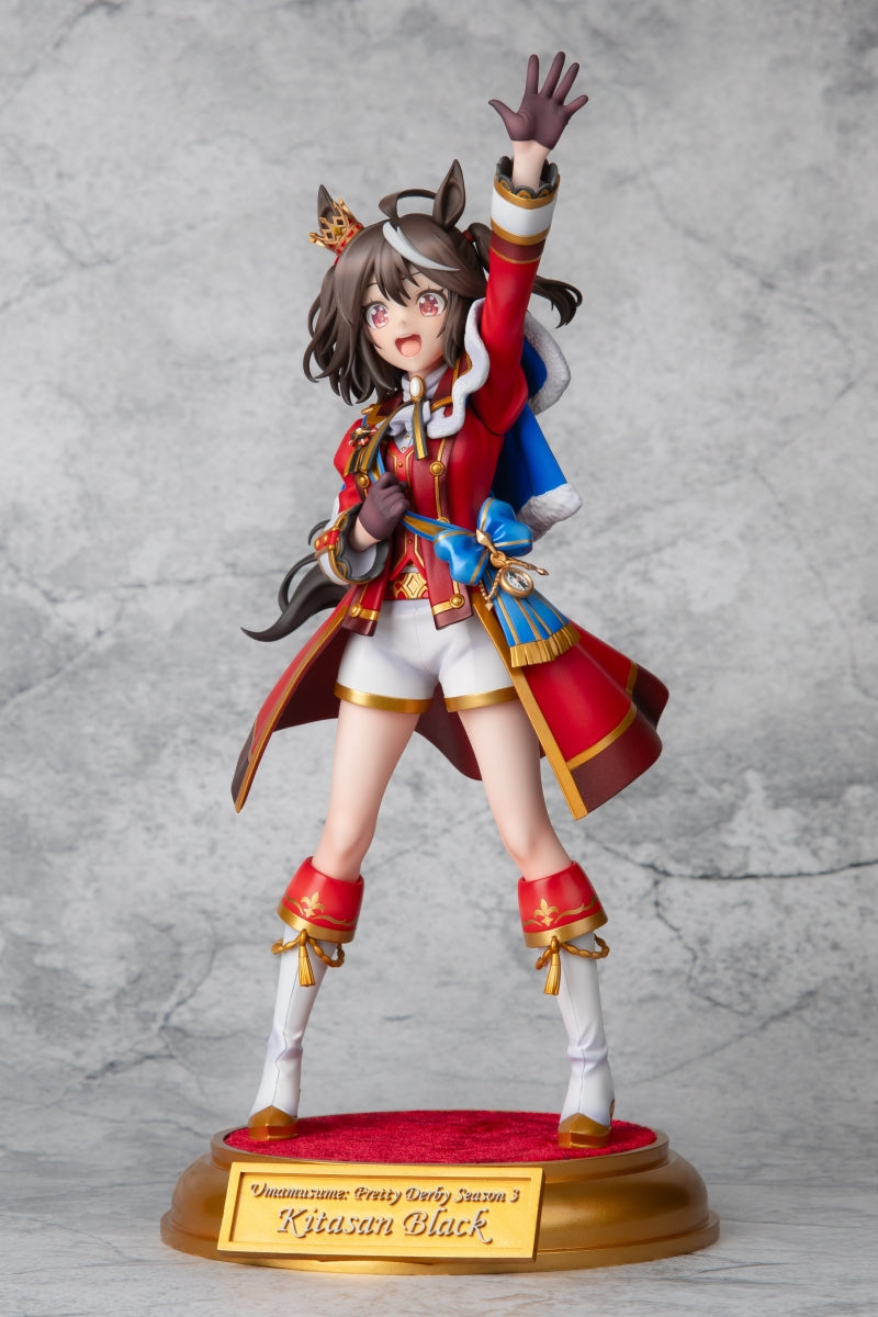 【未開封】1/7スケールフィギュア キタサンブラック 新勝負服（結願のしまい華) ウマ娘 Season 3」キタサンブラック、新勝負服“結願のしまい華
