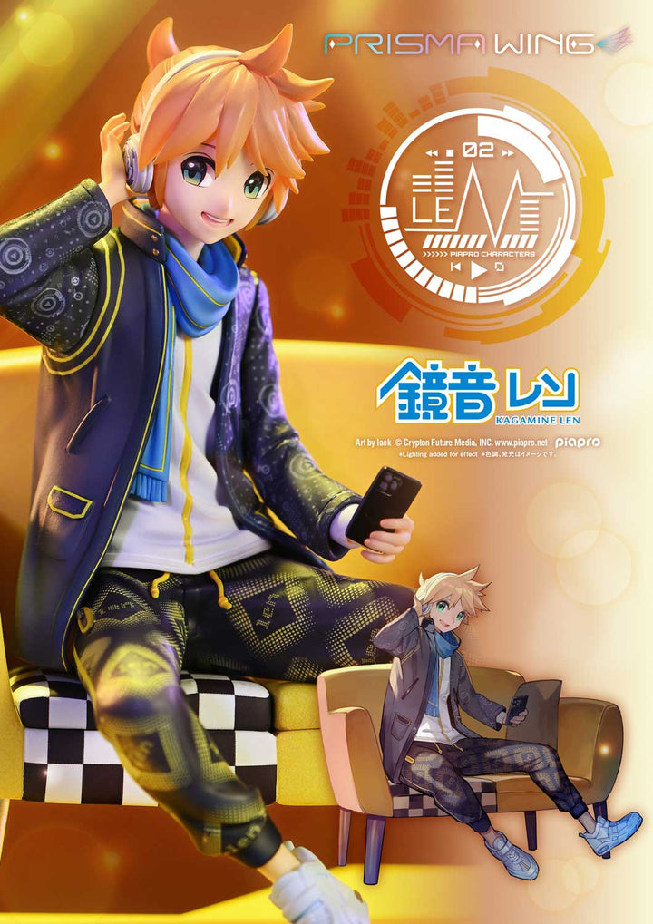 PRISMA WING ピアプロキャラクターズ  鏡音レン "Art by lack"   1/7スケール