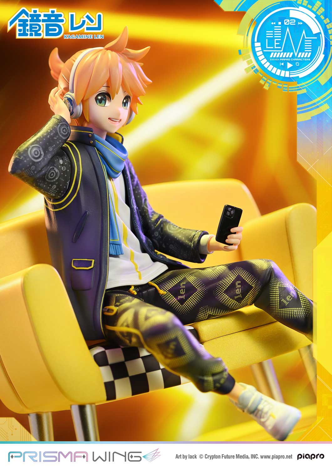 PRISMA WING ピアプロキャラクターズ  鏡音レン "Art by lack"   1/7スケール