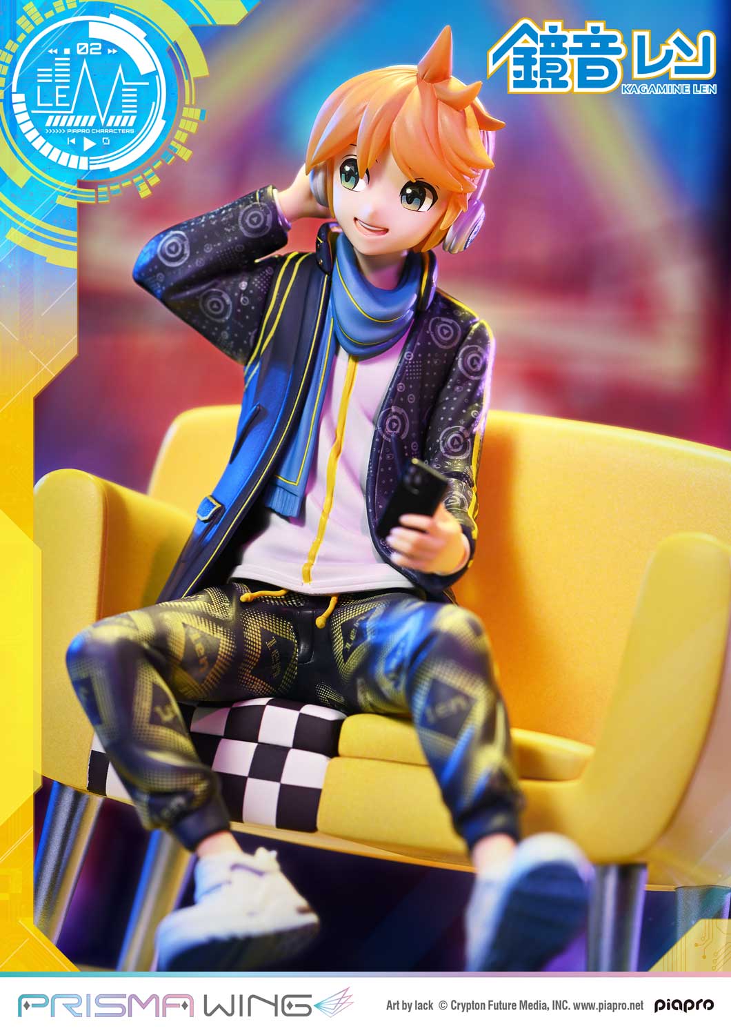 PRISMA WING ピアプロキャラクターズ  鏡音レン "Art by lack"   1/7スケール