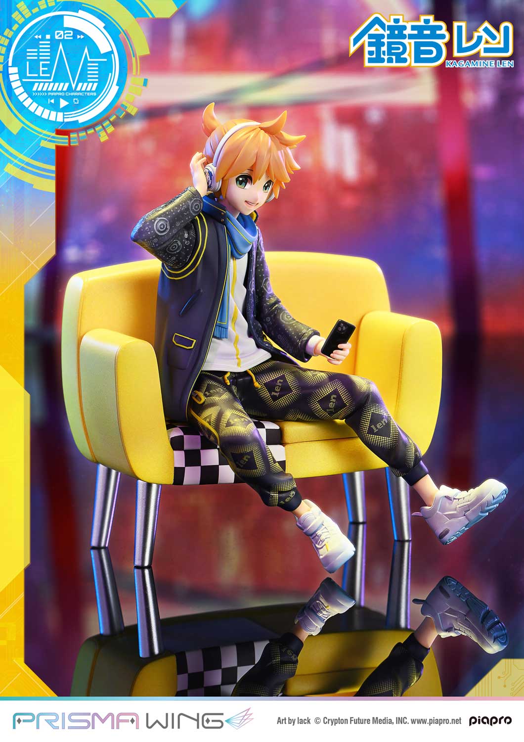 PRISMA WING ピアプロキャラクターズ  鏡音レン "Art by lack"   1/7スケール