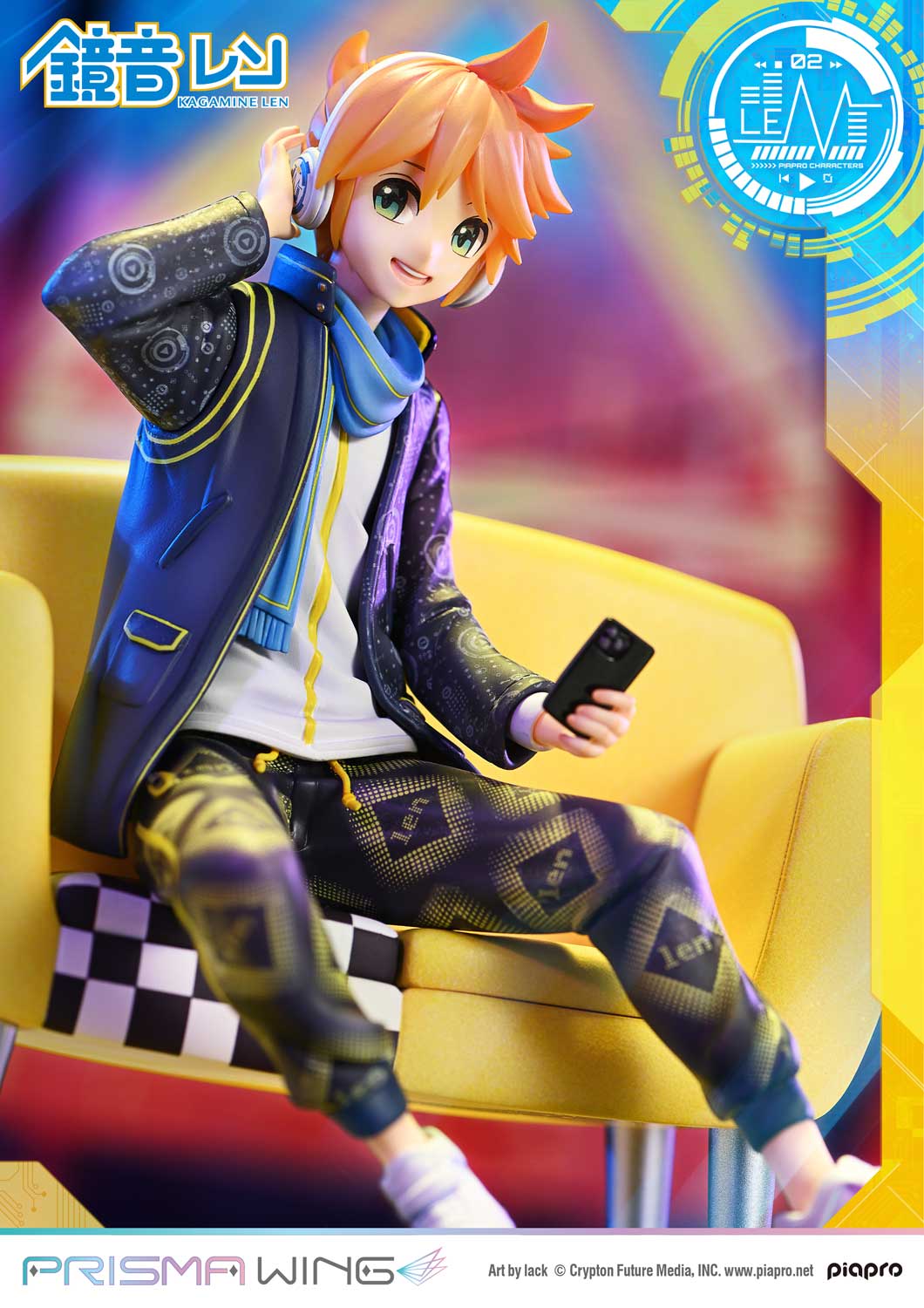 PRISMA WING ピアプロキャラクターズ  鏡音レン "Art by lack"   1/7スケール
